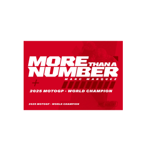 PRE-ORDER | Flag "MORE THAN A NUMBER" - Marc Marquez MotoGP World Champion 2025