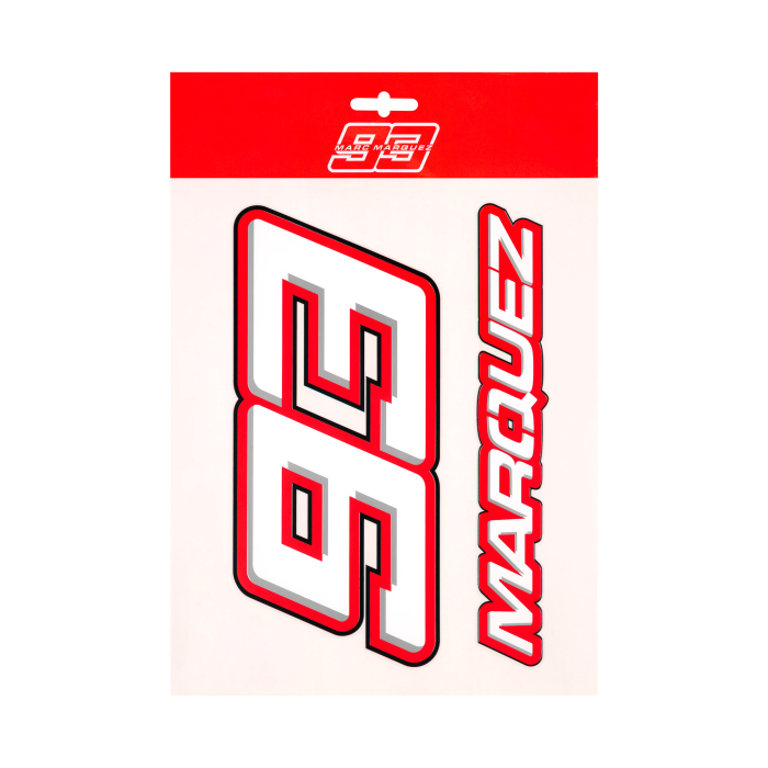 Large stickers Marc Marquez 93 - Red Edition