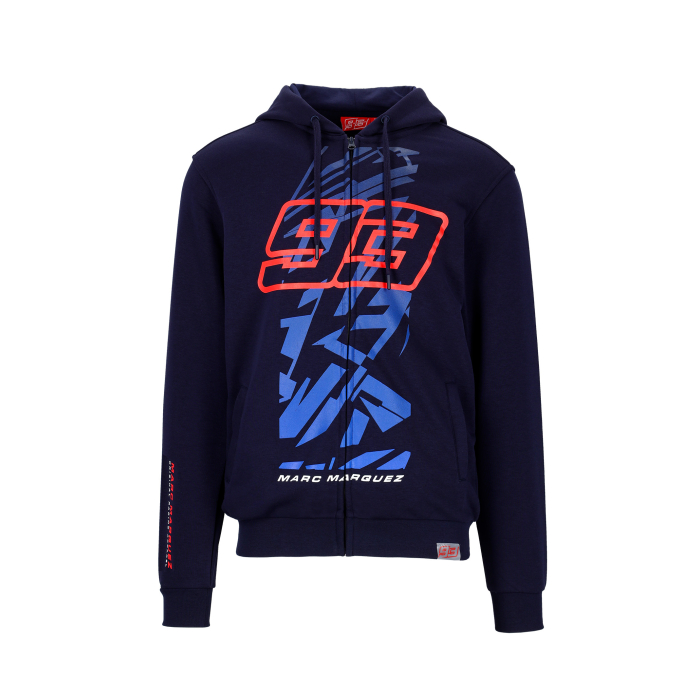 Zip-up Hoodie Men Marc Marquez - Graphic Print 93