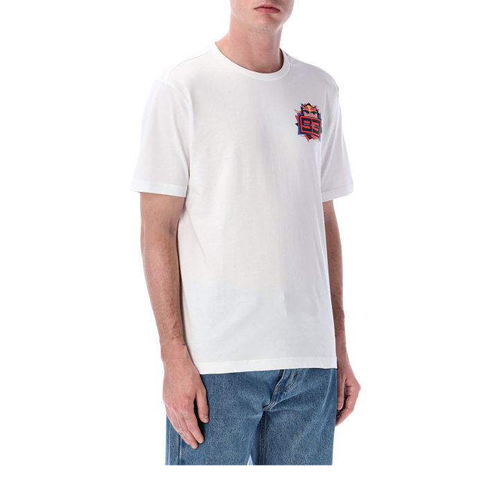 T-shirt logo white - RedBull Marquez