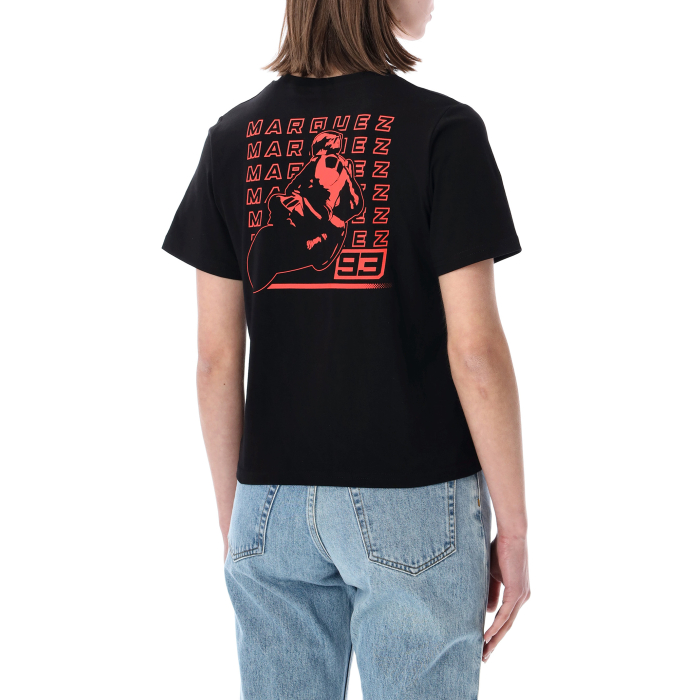 Marc Márquez 93 Black Women’s T-shirt – Official MotoGP