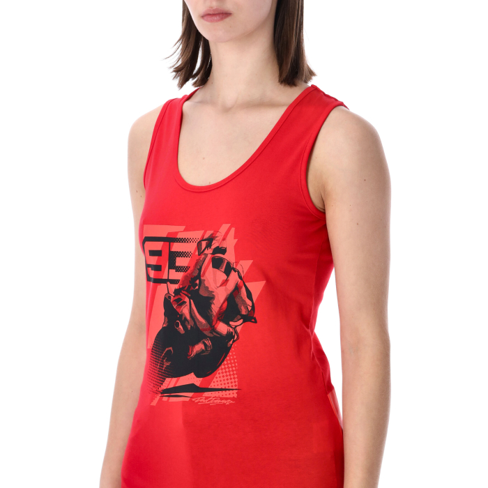 Marc Márquez 93 Women’s Red Tank Top – Official MotoGP