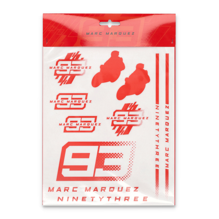 Marc Márquez 93 Sticker Set – Official MotoGP